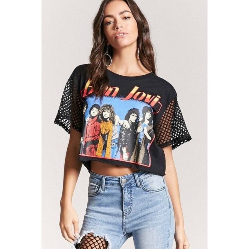 Bon Jovi Crop top❤️